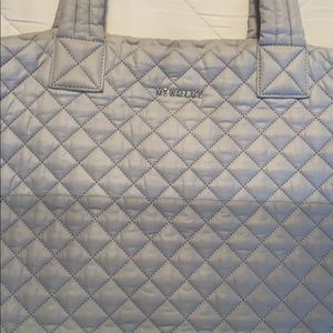 MZ Wallace Large Metro Tote in Mist/Overcast
